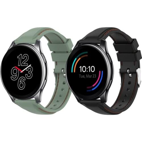 For OnePlus Watch SSuture Silicone Band martwatch Wrist Strap Watchband Bracelet Belt Accessories EasyFit