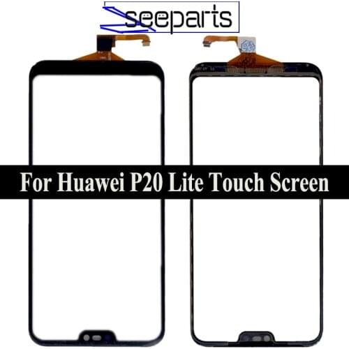 5.84'' Replacement High Quality For Huawei P20 Lite Touch Screen Nova 3e Touch Screen Digitizer Sensor Outer Glass Lens Panel