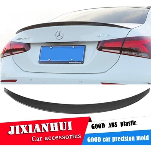 For Mercedes-Benz W177 Spoiler 2019-2020 W177 A-class A180 A200 Spoiler ABS plastic Material Car Rear Wing Color Rear Spoiler