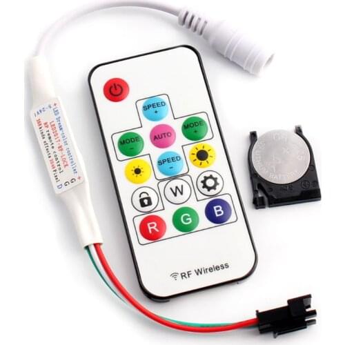 Led controller RGB WS2811 WS2812 Controller Remote Control Sp103E 14Key Wireless