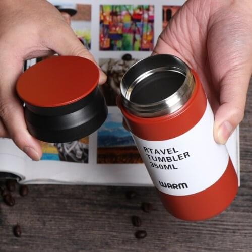 350Ml Thermos Bottle Coffee Mug Thermos Vacuum Mug Stainless Steel Coffee Cup Portable Selfdriving Water Thermos Vacuum Flask