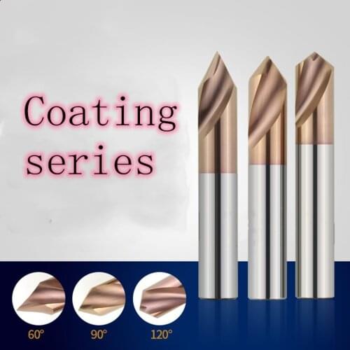 CNC tungsten steel alumi num fixed point drill positioning drill steel special chamfer milling cutter straight shank end mill