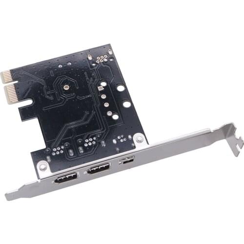 XT-XINTE PCI-e 1X IEEE 1394A 3 Port(3+1) Firewire Card Adapter With 6 Pin To 4 Pin IEEE 1394 Cable For Desktop PC