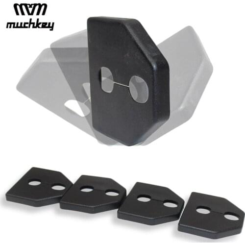 Car Door Lock Protective Cover For Subaru Forester Legacy XV Plastic Car Door Buckle Cover 4pcs Anti Corrosive Car Accessories