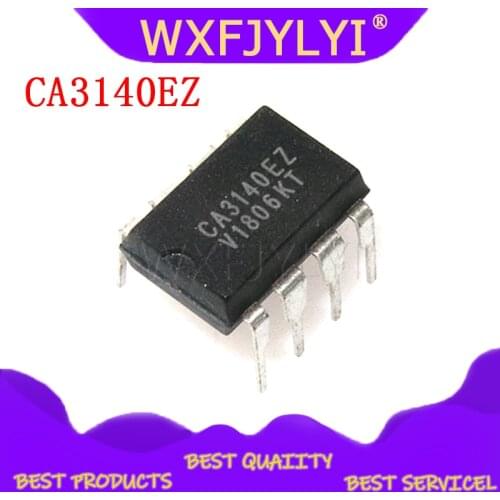 10pcs/lot CA3140EZ DIP8 CA3140 DIP 4.5MHz, BiMOS Operational Amplifier with MOSFET Input/Bipolar Output CA3140E