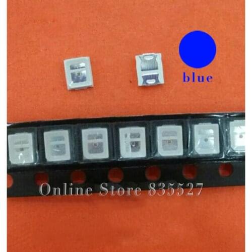 1000pcs/lot LED lamp beads blue SMD 2835 0.2W Super highlight light-emitting diode