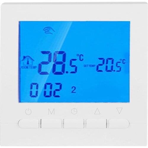 110v Digital Thermostatc Programmable WiFi Wireless Heating Thermostat Digital LCD Screen Temperature Controller