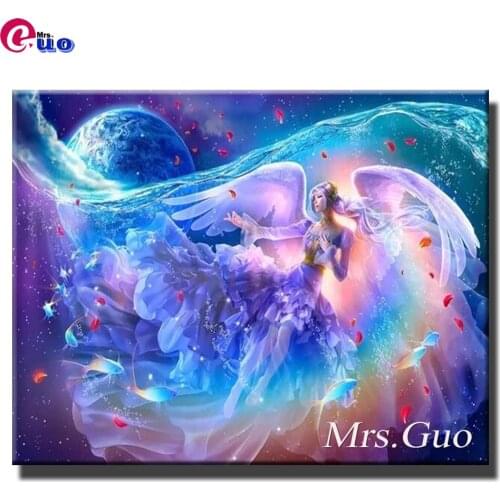 5D Diy Diamond Painting Full Round Square Embroidery Anime Angel Rhinestone Mosaic Accessories Cross Stitch Kits Wall Art Decor