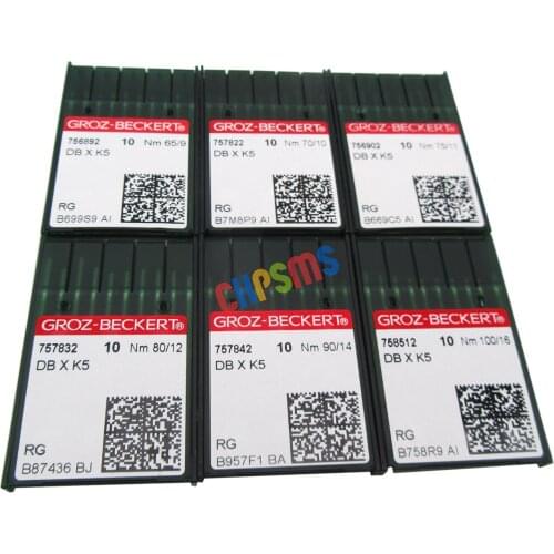 60PCS 9# -16# Groz Beckert DBXK5 Industrial Embroidery Machine Needles