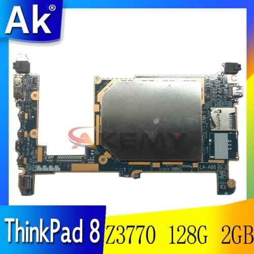 Akemy ZIJI1 LA-A661P For Lenovo ThinkPad 8 Notebook Motherboard FRU 00HM056 W8P, Z3770 CPU 128G SSD 2GB RAM 100% TEST WORK