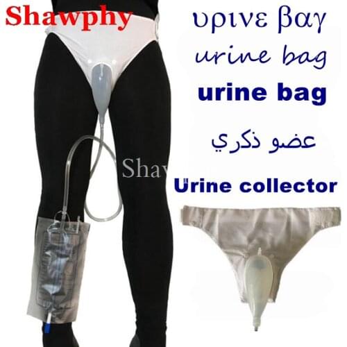 Bedridden Urine Bag For Female/Male/Elderly Men Urinal Spill Proof Bag Urine Collector Urinary Incontinence Toilet + Catheter