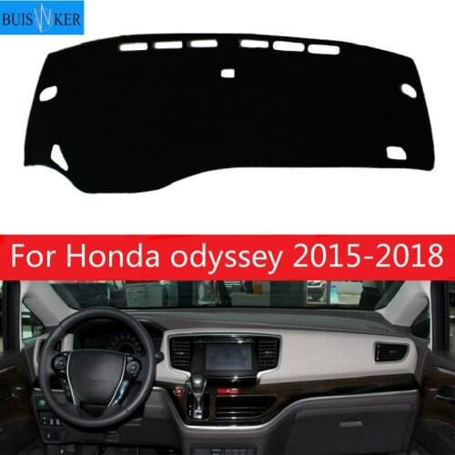For Honda odyssey 2015 2016 2017 2018 Dashboard Cover Car Stickers Sun Shade Mat Carpet Interior Accessories