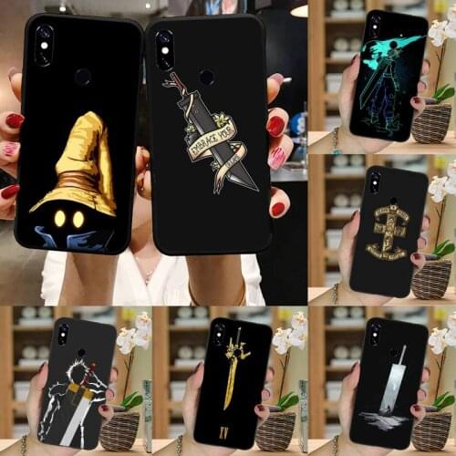 Final Fantasy VII New Game Continue Phone Case For Xiaomi Redmi note 7 8 9 t k30 max3 9 s 10 pro lite