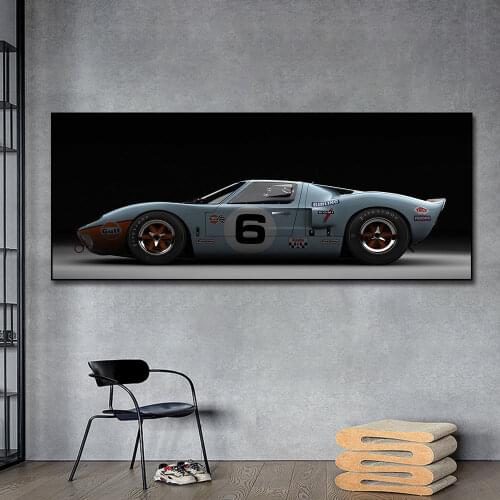 Classic Muscle Car Posters Ford Mustang Shelby Ford Canvas Painting Scandinavian Wall Art Picture For Living Room Home Decor