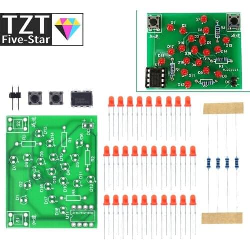 DIY Kit Electronic Windmill Kit DC 5V Funny DIY for Practice Adjustable Speed MCU Design for Soldering Electronic DIY Kit