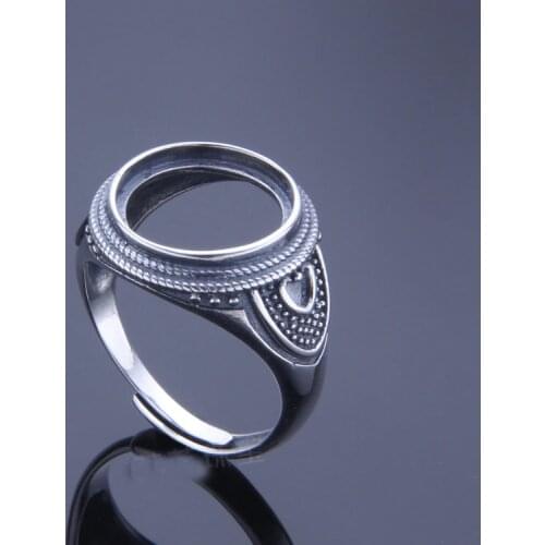 14*14mm 925 STERLING SILVER men women Semi Mount Bases Blanks base blank Pad ring Setting wedding jewelry findings diy A2111