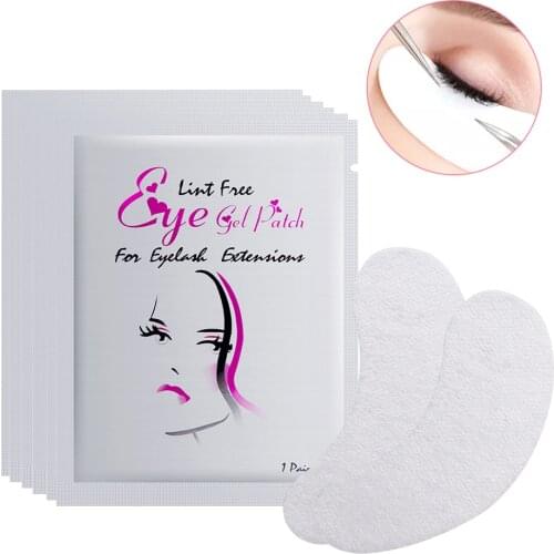 500/600pairs Paper Patches for Eyelash Extension Under Eye Pads Grafted Eye Sticker Lash Extension Eye Paper Patches Makeup Tool