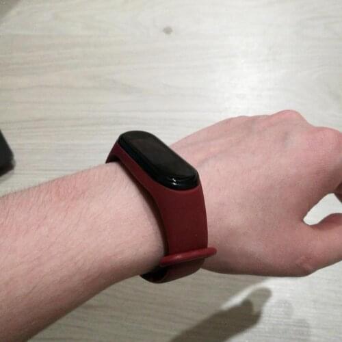 Replacement Silicone Wrist Strap Watch Band For Xiaomi 3 Bracelet Smart Band Accessories MI 4 Q6U1
