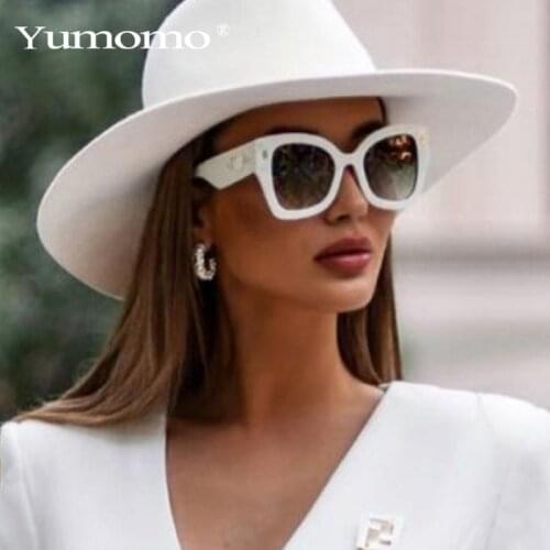 Butterfly Oversized Sunglasses Women Cat Eye Gradient Sun Glasses Luxury Brand White Eyewear Big Frame For Female Eyeglasses