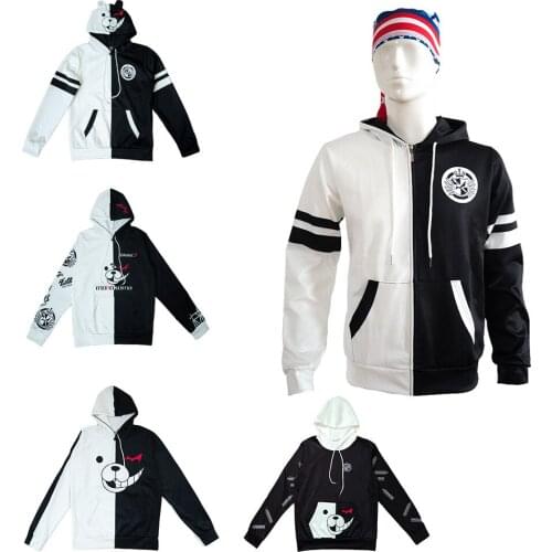 Danganronpa Monokuma Cosplay Costume 5 Styles Hoodie Sweatshirt Hooded Jacket Daily Casual Coat Game