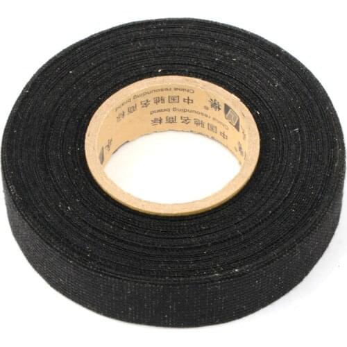 1Pc 19mmx15m Tesa Coroplast Adhesive Cloth Tape For Cable Harness Wiring Loom P0.05