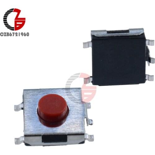 20Pcs 5pin 6X6X3.1mm 6*6*3.1mm SMD Red Tactile Tact Push Button Micro Switch Momentary