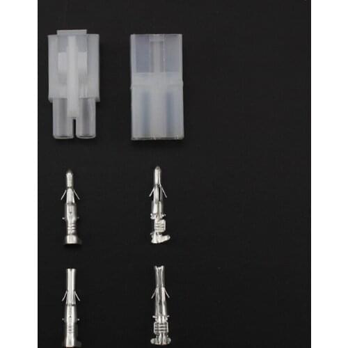 6pcs Female and Male Connector Plug 2-way 2 pin Electrical Universal 2.8mm