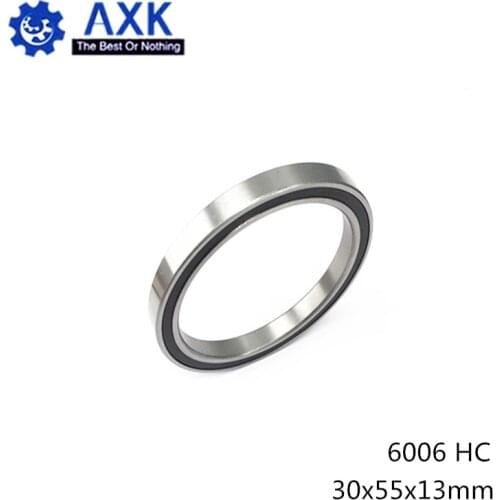 6006 Hybrid Ceramic Bearing 30x55x13 mm ABEC-1 ( 1 PC ) Bicycle Bottom Brackets & Spares 6006RS Si3N4 Ball Bearings