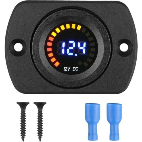 80% HOT SALES !!! 5-36V LED Digital Display Voltage Meter Gauge Voltmeter for Car Motorcycle Boat