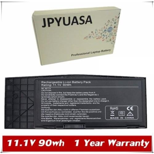 7XINbox 11.1V 90Wh Laptop Battery For Dell Alienware M17x R3 R4 Series BTYVOY1 C0C5M 5WP5W 7XC9N 05WP5W 07XC9N