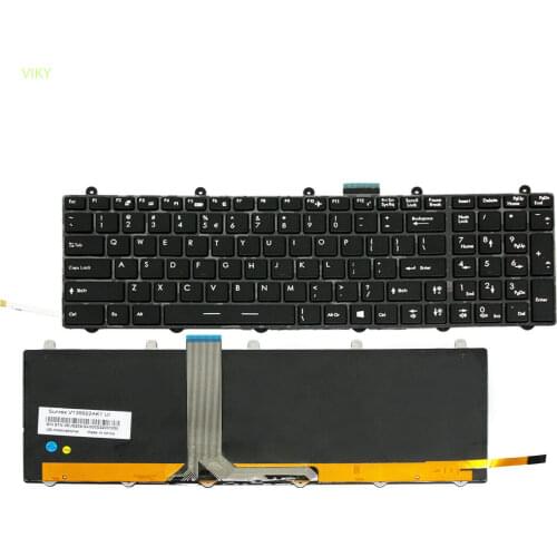 For MSI GT60 GT70 GT780 MS-1762 MS-16GF V139922AK1 US Keyboard W/ Backlit