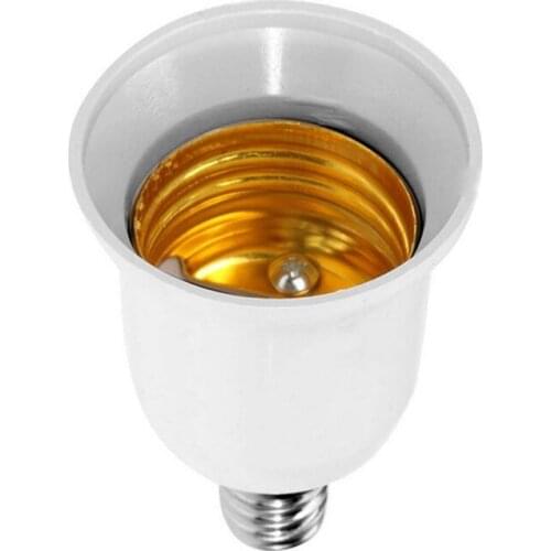 E12 To E27 Base LED Light Adapter Converter Fireproof Led Lamp Bulb Base Conversion Holder Socket Adapter Light Accessories