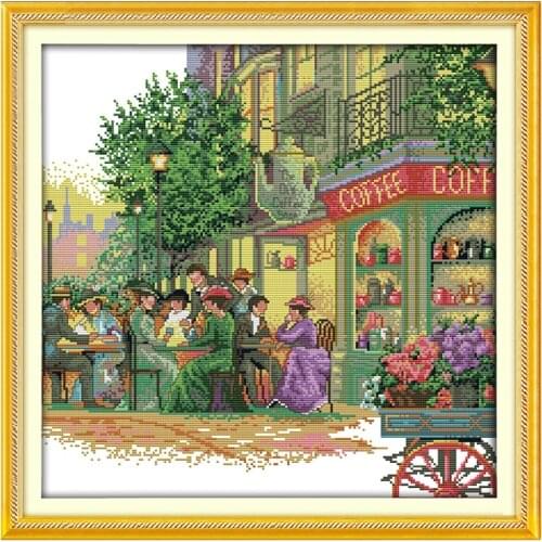Joy Sunday Character Pattern DMC Fabric 14CT Printing Canvas Cross Stitch DMC 11CT DIY Pattern Cross Stitch Thread Crafts