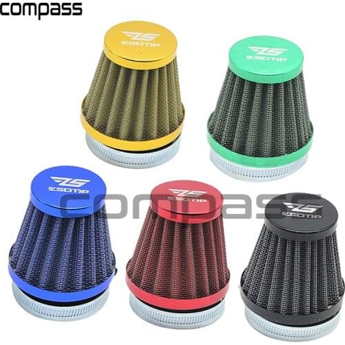 Motorcycle Carburetor with Air Filter & Adapter 21 24 26 28 30 32 34mm for Honda Yamaha KTM Dit Pit Bike ATV UTV