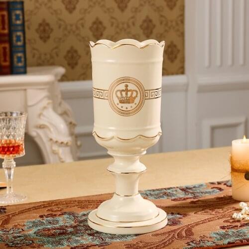 Ceramic Vase Crafts Figurines Desktop Flower Pot Ornaments Fruit Plate Tissue Box Soap Bottle Soap Dish Ashtray Wedding Gifts