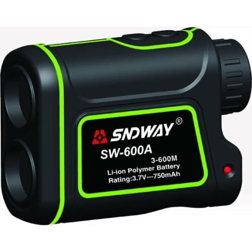 SNDWAY Laser Distance Meter 600m/1000m/1500m meter Laser Rangefinder Speed angle measure 7X Monocular Telescope for hunting golf