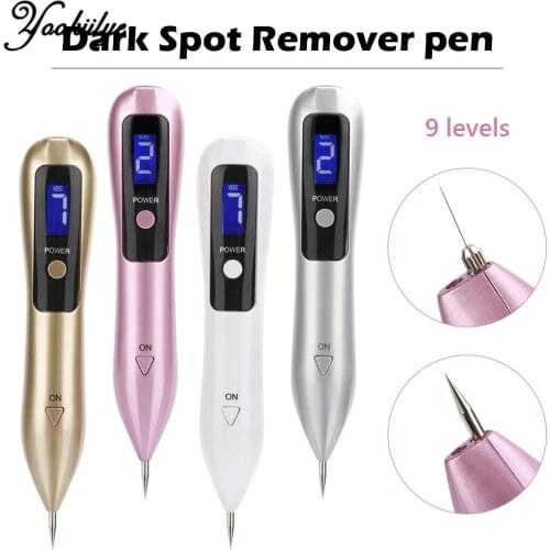 Laser Plasma Pen LCD Laser Tattoo Mole Removal Skin Tag Removal Facial Freckle Wart Dark Spot Remover Iontophoresis Beauty Care