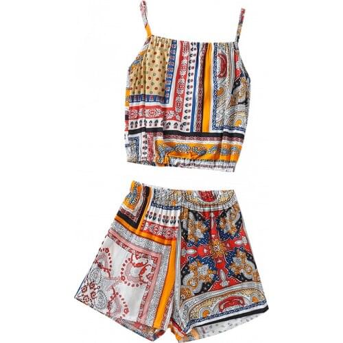 Summer Girl Clothes Baby Girl Set Kids Ruffle Sleeve Tank Top and Shorts Outfits for Girl Clothing Kids Beach Set