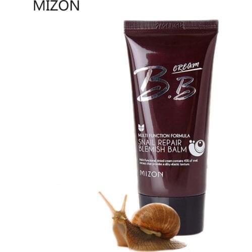 MIZON Snail Repair Blemish Balm BB Cream 50ML Waterproof Face Base Foundation Long Lasting Makeup BEST korean makeup cosmetics