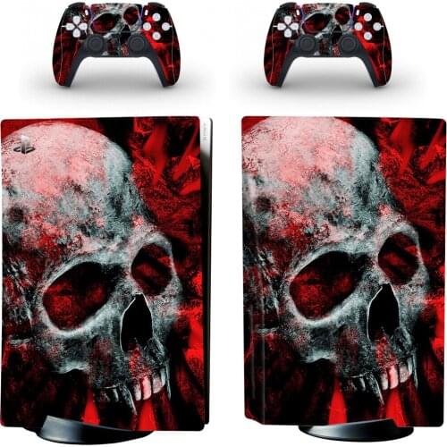 Anger Style PS5 Disc Edition Skin Sticker for Playstation 5 Console & 2 Controllers Decal Vinyl Protective Skins Style 3