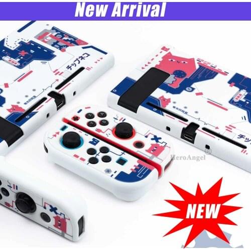 2021 New Design For Nintend Switch Case Cool Electrical Circuit Cat Protective Shell Hard Cover for Nintendo Switch Accessories