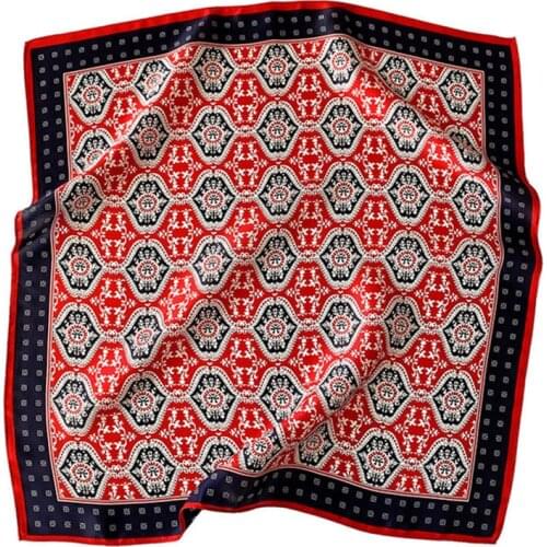 New Scarf 100% Silk Bandana Women Square Scarves Wrap Kerchief Mulberry Spring Fashion Luxury High Quality Headband Hijab Shawls