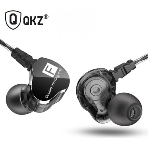 Original QKZ CK9 Earphones Dual Driver With Mic Gaming Headset Mp3 DJ Field Headset Audifonos Fone De Ouvido Sem Fio Auriculares