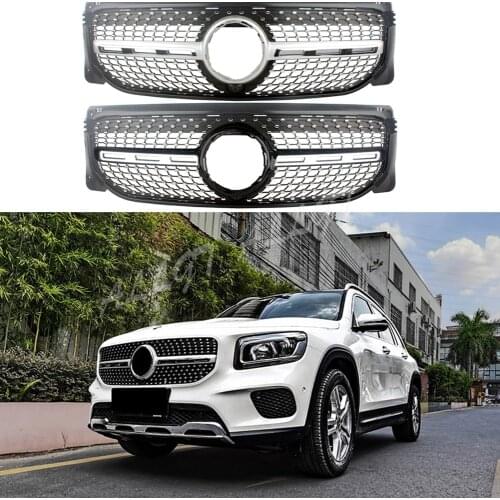 Front Racing Billet Bumper Grille Upper Grill For Mercedes Benz For Mercedes-Benz X247 GLB-Class 2020 2021 Diamond Genera Only