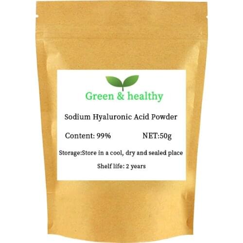 Polymer sodium hyaluronate hyaluronic acid powder cosmetic grade acide hyaluronique