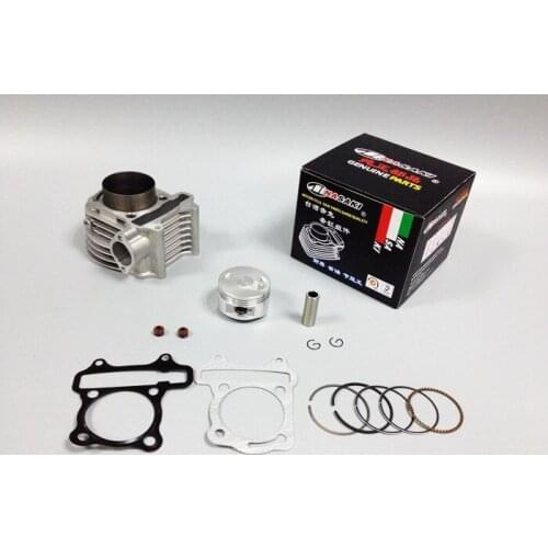 NASAKI Supply Quality Scooter for kymco GY6 185Refit58.5mm Cylinder Kit (Cylinder/Piston/Piston Ring/Pin/Gaskit/Valve Seal)