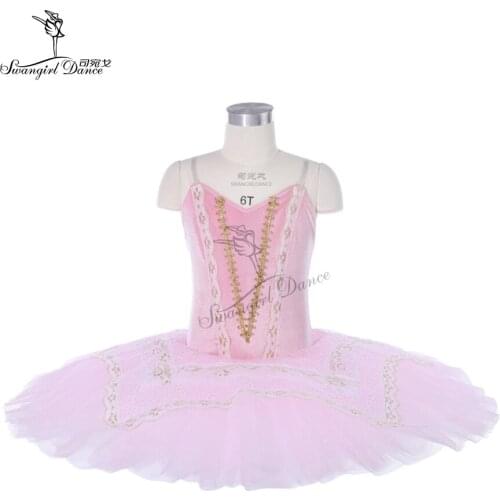 Pink Pre-professional ballet tutu Women & Girl Stage performance ballet tutu pancake tutus 18077