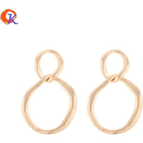 Cordial Design 50Pcs 19*30MM Jewelry Accessories/Earring Connectors/Ring Shape/Zinc Alloy/DIY Parts/Hand Made/Earring Findings