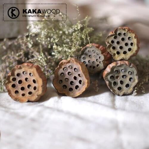 Suju Decorative Art Original Ecological Natural Plant Dried Flowers Hay Dried Fruit Mini Lotus Seedpod Elegant Zen Ornaments
