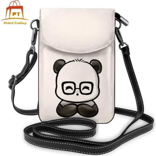 Panda Shoulder Bag Panda Leather Bag Crossbody Shopping Women Bags Pattern Multifunctional Women Purse